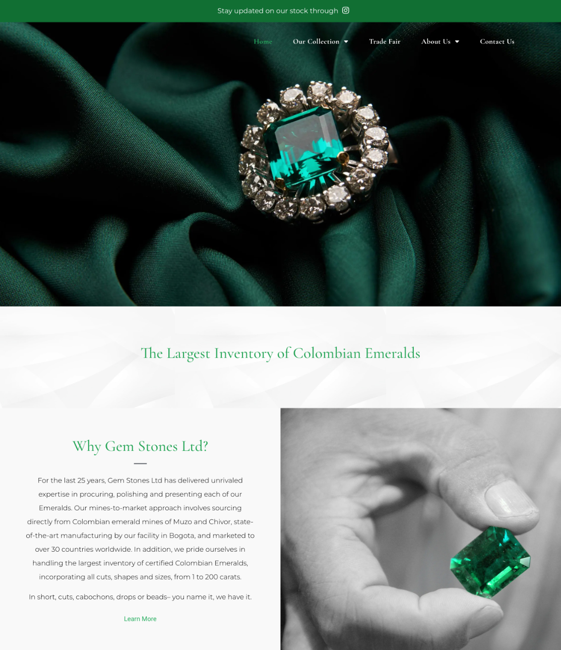 GSL Gemstones - Web Design & Branding